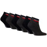 Levi's - Halfhoge Sportsokken - Zwart Grijs - 6-pack - Katoen