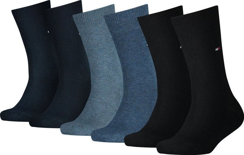 Tommy Hilfiger - TH CHILDREN SOCK TH BASIC - Sokken - Denim combo - 6 paar