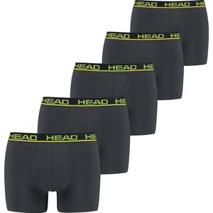 Head - Boxershorts Basic 5-pack - Phantom / Lime Punch