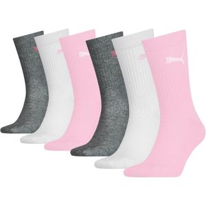 PUMA Socken »PUMA JUNIOR CREW SOCK 6P ECOM«, (6 Paar, 6 Paar), gepolsterte Sohle für zusätzlichen Komfort