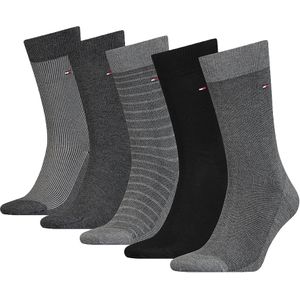 Tommy Hilfiger Sock Giftbox Birdeye - Heren Sokken - 5 paar - Grijs (5-pack)