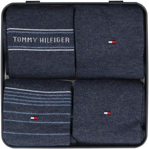 Tommy Hilfiger - 4P Tin Giftbox - Huissokken