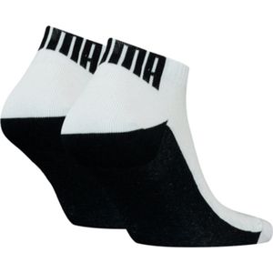 Puma - Sneakersokken - Wit - 2 Paar - Katoenmix