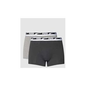 PUMA Boxershorts - Grijze Mix - Meerdere Logo's