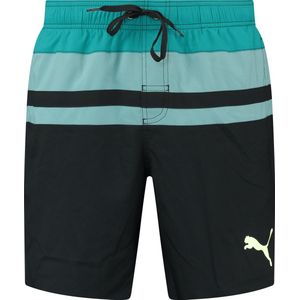Puma - Heritage Stripe - Zwembroek - Teal Combo - 100% Polyester