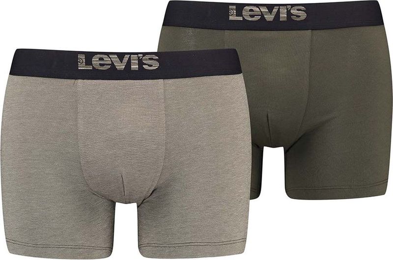 Levi's - 2-pack Boxershorts - Groen - Katoen