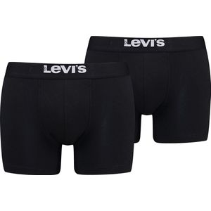Levi's Boxershorts - Zwart - 2-pack - Organisch Katoen