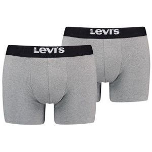 BOXERS 6-pack Levi's effen herenboxershorts, gemaakt van biologisch katoen