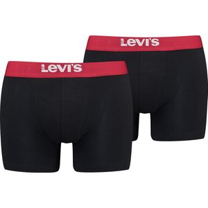 Levi's - Boxershorts - Zwart - 2-pack - Organisch Katoen