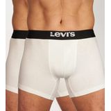 Boxershorts - Wit/Zwart - 95% Katoen, 5% Elastaan - Normale Pasvorm