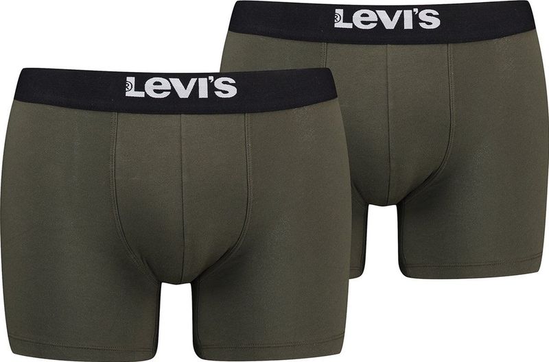 Levi's - Boxershorts - Khaki - 2-pack - Organic Cotton