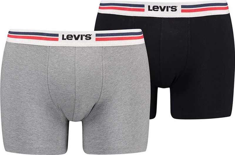 Levi's - Sportswear - Boxerbriefs - Effen - Biologisch Katoen - Set van 2
