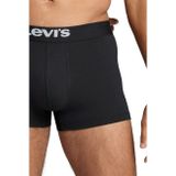Levi's - Solid Basic - Boxershort - Zwart - Biologisch Katoen - Verpakking van 2 Stuks