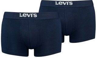 Levi's - Solid Basic - Boxershort - Blauw - Biologisch Katoen - Verpakking van 2