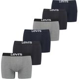 Levi's - Boxershorts - Set van 6 - Zwart - Katoenmix