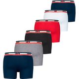 Levi's - SOLID BASIC BOXER - Boxershorts - Zwart - Katoen - Set van 6