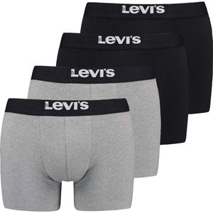 Boxershorts - Grijs/Zwart - Nauwsluitend - Elastische Band - Logoband