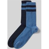 Calvin Klein - Sportsokken - Blauw - 2-pack - Slijtvast Katoen