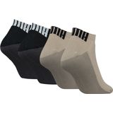 Puma - Back Logo Sneaker Heren Sokken - 4-pack
