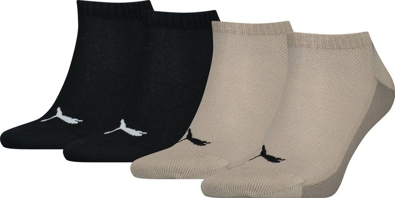 Puma - Back Logo Sneaker Heren Sokken - 4-pack