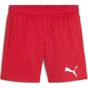 Puma - Boys Swim Mid Length Short - Rode Zwembroek Jongens-152