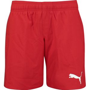 Puma - Boys Swim - Rode Zwembroek - Jongens - Mid Length
