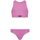 Puma - Racerback Bikini - Meisjes - Zwart - Gerecycled Polyamide