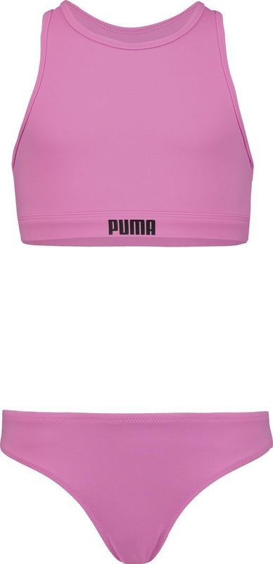 Puma - Racerback Bikini - Meisjes - Zwart - Gerecycled Polyamide