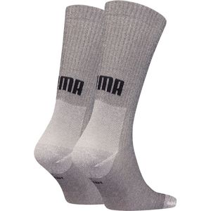 Puma - Sportsokken - Crew - Zwart - Gerecycled Katoen - 2-pack