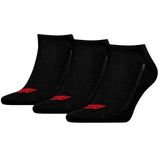 Levi's Lage Sokken - Black - Gerecycled Katoen - Set van 3