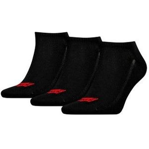 Levi's Lage Sokken - Black - Gerecycled Katoen - Set van 3