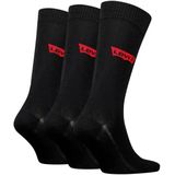 Levi's Regular Sokken - Black - Gerecycled Katoen - Set van 3 Paar