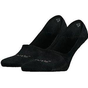 Levi's Unisex footie sokken, zwart, 39/42 EU
