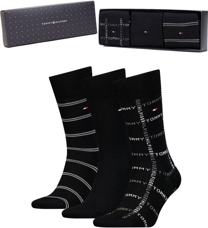 Tommy Hilfiger Socken, (Packung, 3 Paar), mit Logostickerei