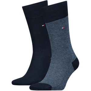 Tommy Hilfiger - Birdseye - Huissokken - 2-Pack - Katoenmix