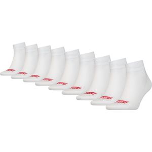 Levi's - Quartersokken - Wit - 9-pack - Unisex