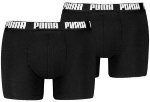 Puma Heren Boxershort 2-pak - Everyday - Katoenen heren onderbroeken Puma  - Zwart