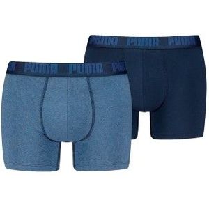 PUMA ACCESSOIRES - puma Männer Alltags-Basic Boxer 2er-Pack - Blau-Multicolor