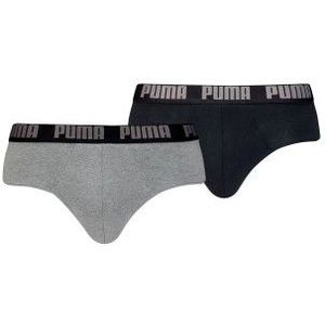 PUMA Slip - Zwart/Grijs - Katoen - Set van 2