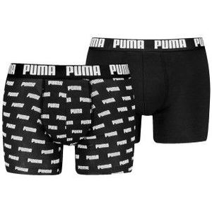 Puma 2P Everyday Aop Boxer Grau/Schwarz Baumwolle X-Large Herren