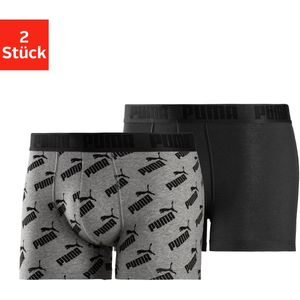 PUMA Boxer, (Packung, 2er-Pack), mit Allover Puma Druck