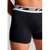 Puma - Boxershorts - Zwart - 2 Pack - Sportondergoed Heren