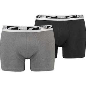Licence Boxershorts 2er-Pack Herren | Middle Grey Melange/Black | Größe: 5