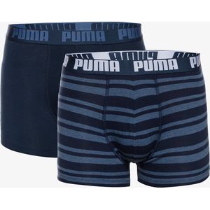 Puma - Boxershorts Everyday Heritage Stripe - 2-pack - Denim - Katoen