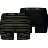 Woody Jongens Boxer groen-blauwe streep - maat 164/14J