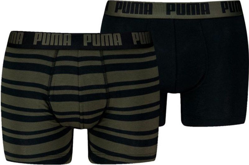 Woody Jongens Boxer groen-blauwe streep - maat 164/14J