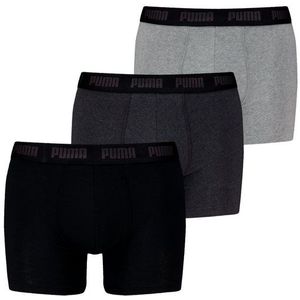 PUMA ACCESSOIRES - Puma Herren-Alltagsboxer 3er-Pack - Grau-Multicolor