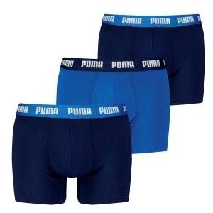 PUMA - Everyday Boxer 3P - Sportondergoed - Blauw