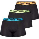 PUMA - Everyday - Boxershorts - 3-pack - Zwart - Katoen