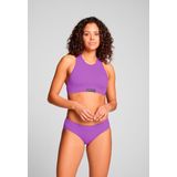 Puma - Racerback Zwemtop - Paars - 100% Polyester